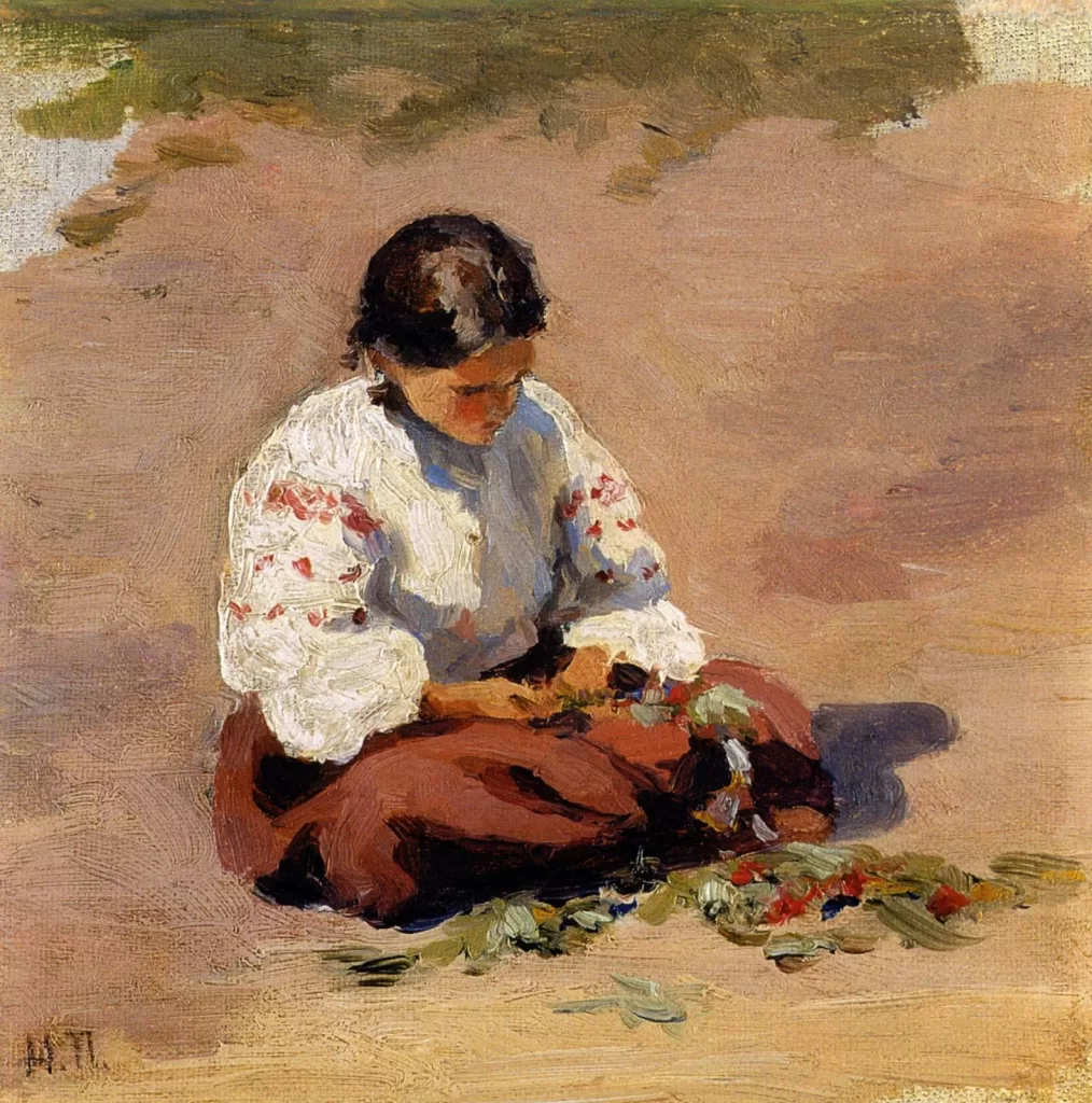 Ой на Івана, та й на Купала: Жіночі традиції на купальські свята 2 Вінок на Івана Купала, Микола Пимоненко