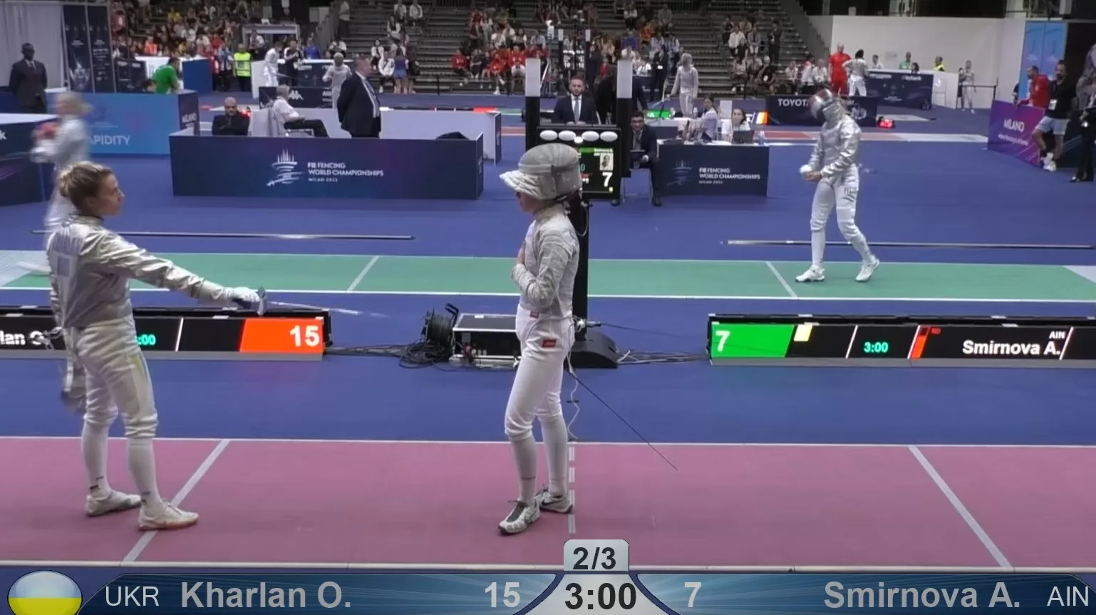 Шаблістка Ольга Харлан перемогла росіянку на ЧС-2023 і відмовилася тиснути їй руку: українку дискваліфікували. Оновлено