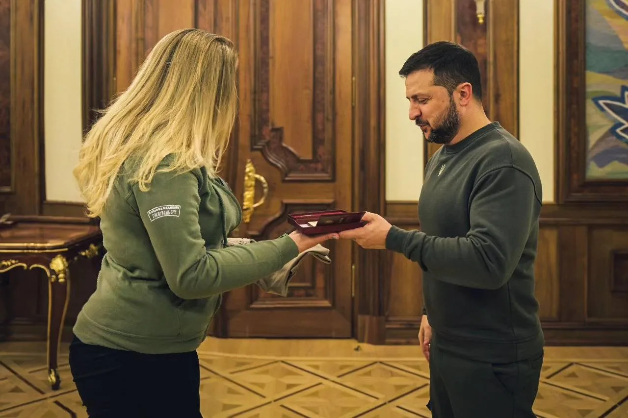 Парамедикиня Ірина Цибух отримала орден «За заслуги»