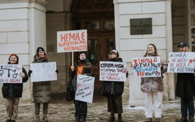 «Хай залишається тільки у фольклорі»: у Львові провели акцію проти насильства над жінками