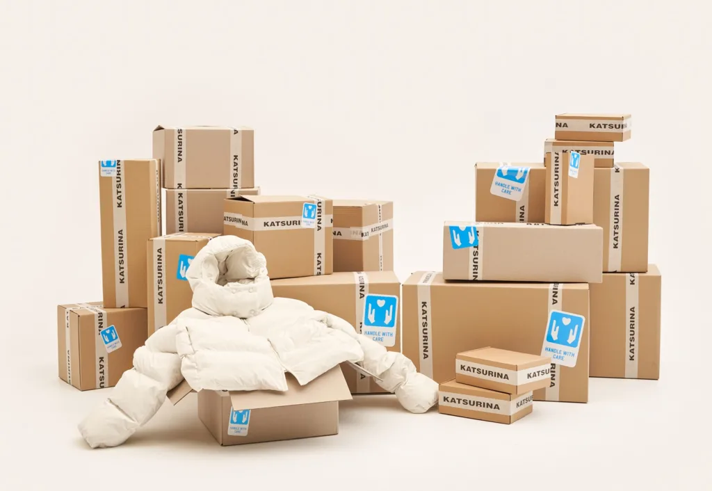 Бренд Katsurina та фонд Poryad запустили благодійну ініціативу з пуховиками-ковдрами для жінок-ВПО