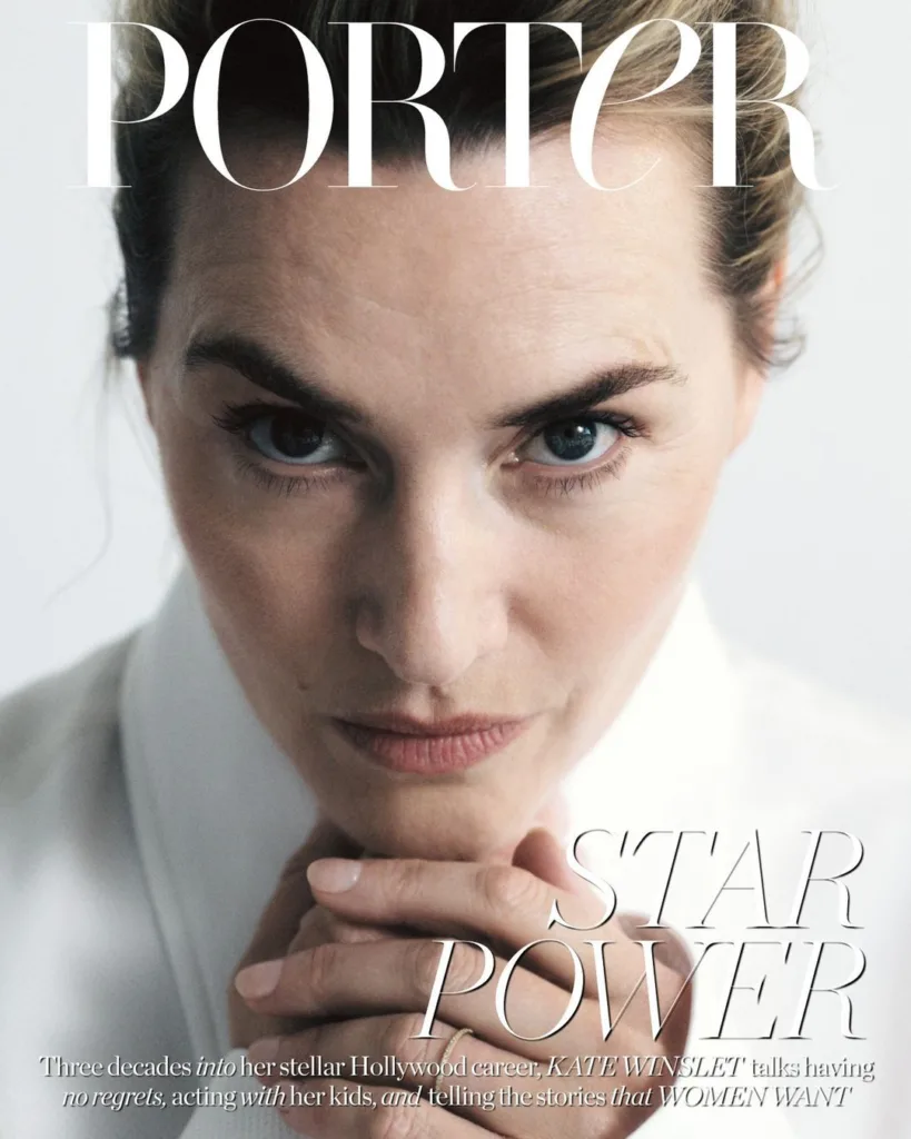 Кейт Вінслет стала обличчям Porter Magazine та розповіла про жінку, яка її надихає