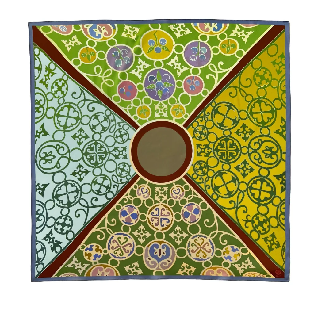 Бренд OLIZ створив колекцію шовкових хусток, присвячену Софійському собору та Київській Оранті