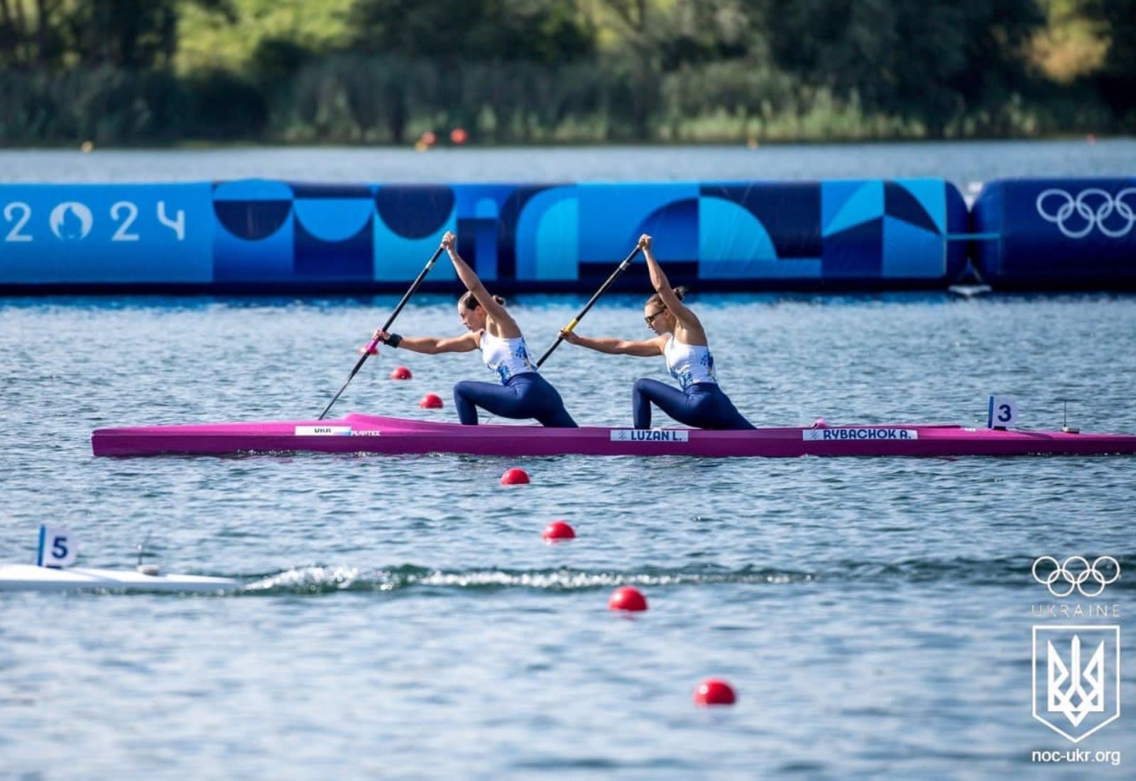 Олімпіада-2024: Україна здобула «срібло» у жіночих змаганнях з веслування на каное-двійці