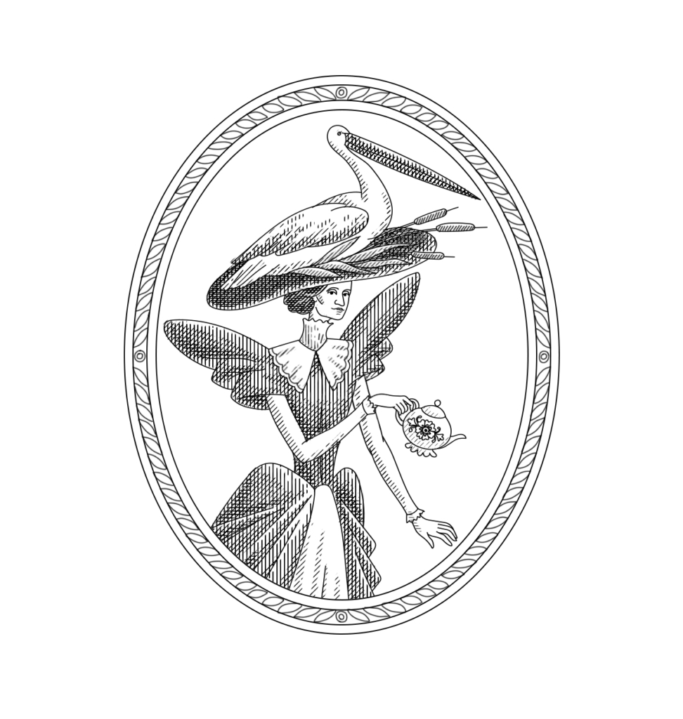 Ольга Кобилянська (ілюстрація Дарії Луцишиної)