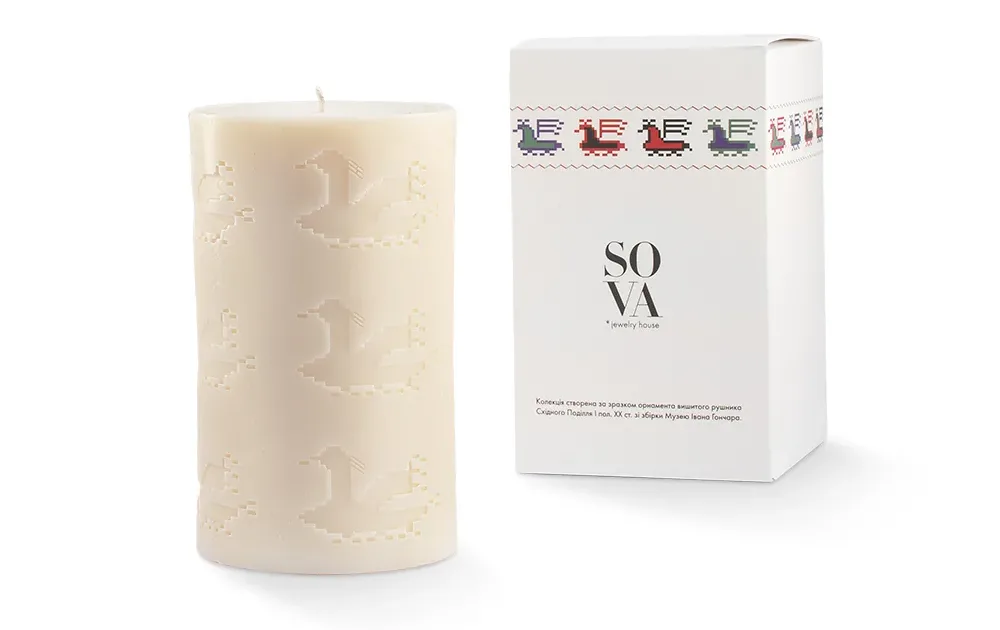 Ювелірний дім SOVA презентував до зимових свят лімітовану капсулу подарунків за давніми зразками вишивки 