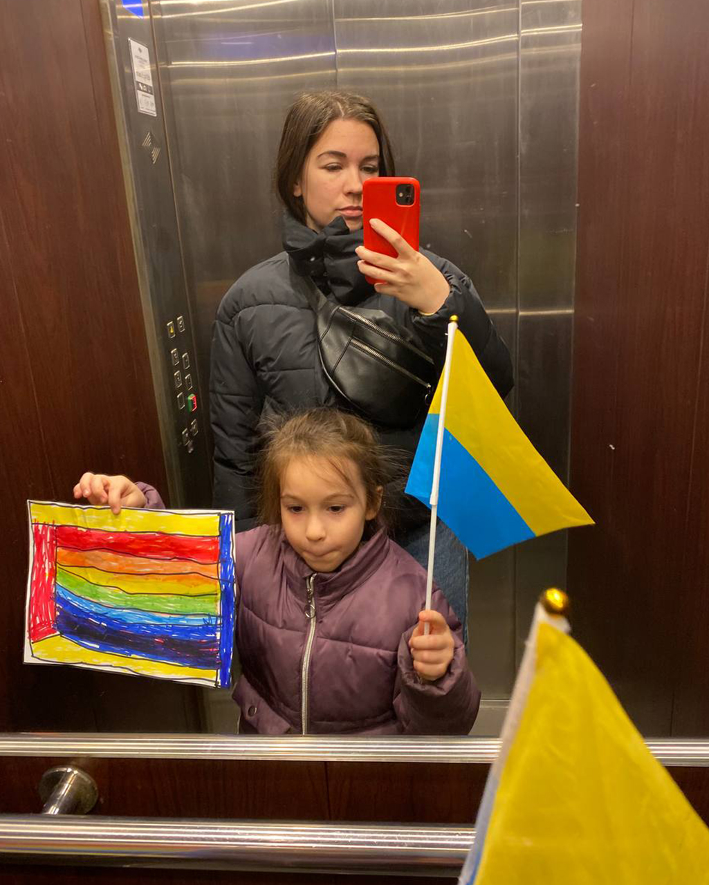 У Славутичі, коли тиждень не було світла. Фото: Поліна Кучинська