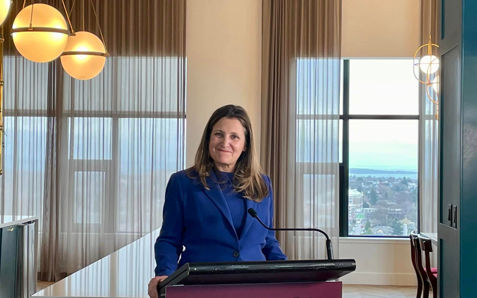 Христя Фріланд висунула свою кандидатуру на посаду глави уряду Канади