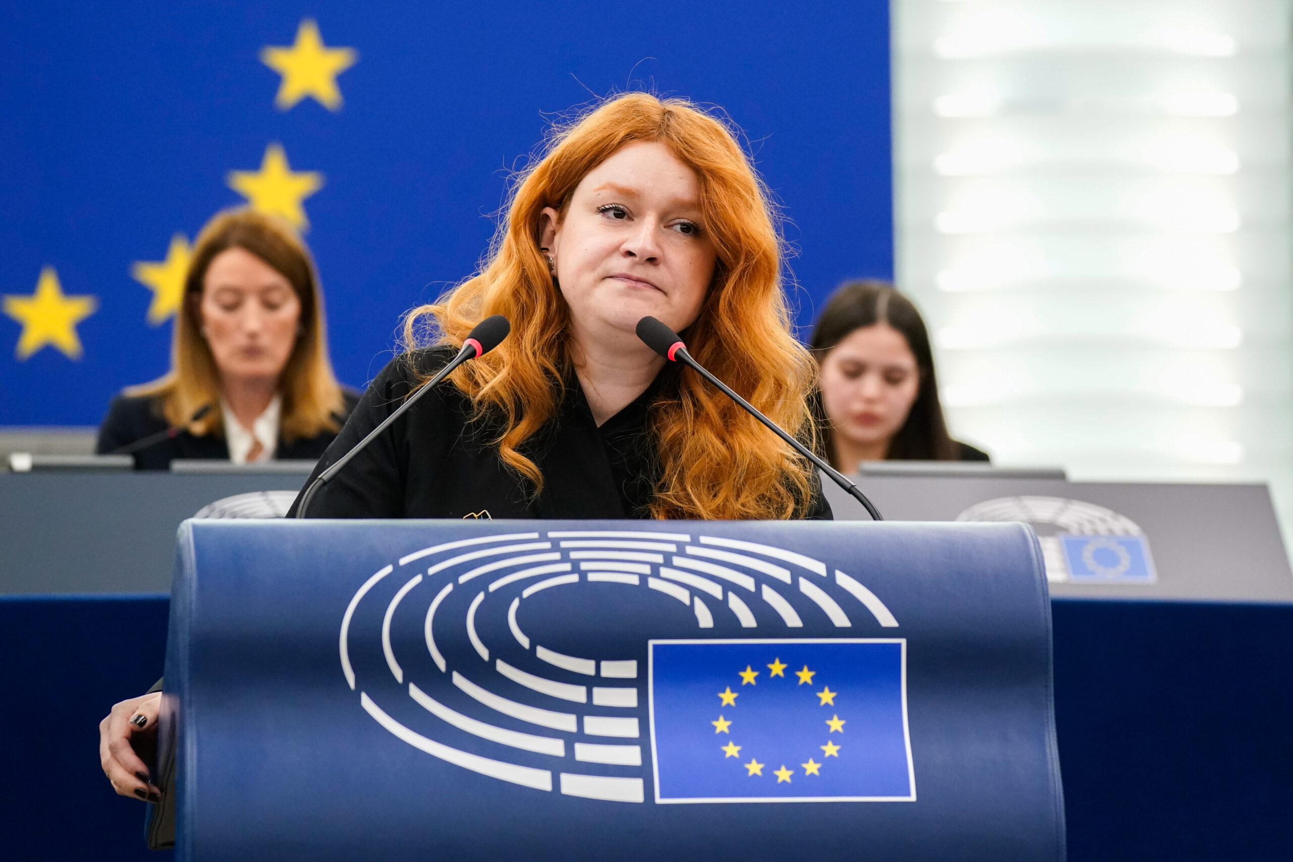 Українська волонтерка Тата Кеплер виступила з проникливою промовою в Європарламенті: «Я назавжди залишаюся в Бучі»