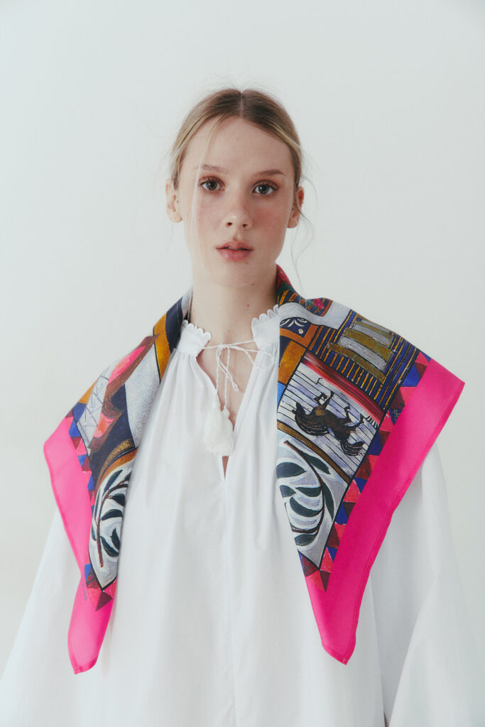 На підтримку Фонду Алли Горської і Віктора Зарецького: бренд «Не хустка» випустив колекцію аксесуарів із картинами художника-шістдесятника