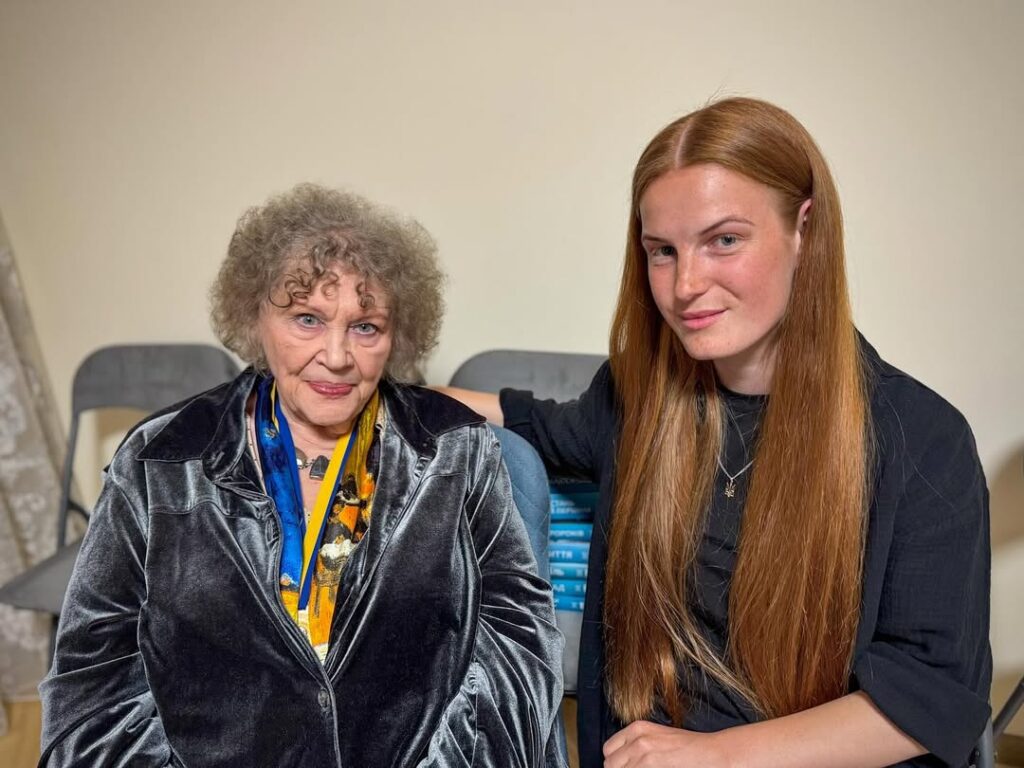 Ліна Костенко та Оксана Рубаняк