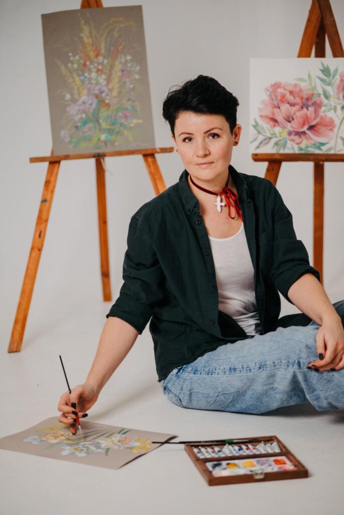 Вилікувати депресію, відкрити артшколу й виховувати сина з аутизмом. Розмова з художницею Людмилою Гавриш