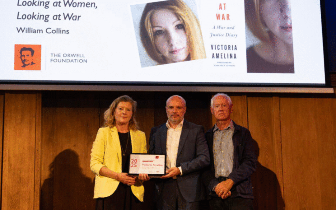 Вікторія Амеліна посмертно отримала премію Орвелла за книжку про війну та жінок