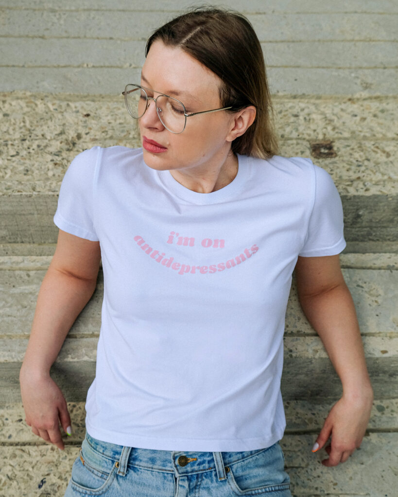 I’m on antidepressants. Бренд «ХУІЗИТ» презентував нову колекцію, присвячену темі психічного здоров’я