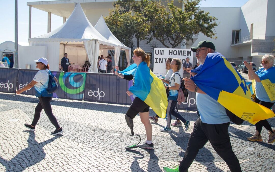 Ветеранка Ольга Бенда на протезі подолала дистанцію Лісабонського півмарафону, щоб зібрати кошти для поранених військових