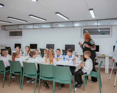 У деокупованому Ізюмі на Харківщині відкрили підземний освітній простір для школярів