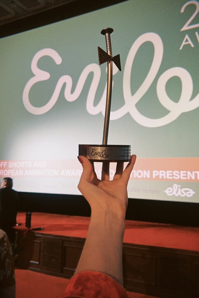 Анімаційний фільм «Я померла в Ірпені» Анастасії Фалілеєвої отримав європейську премію Emile