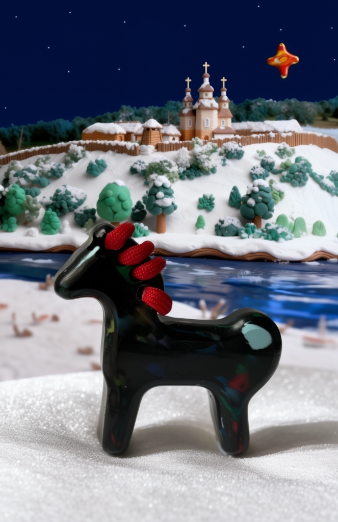 «Коник з Хортиці». Animalism by UAnimals випустив брелок із пластику, зібраного на найбільшому острові на Дніпрі