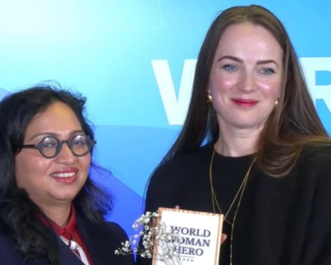 Олександра Матвійчук отримала міжнародну премію World Woman Hero в Давосі