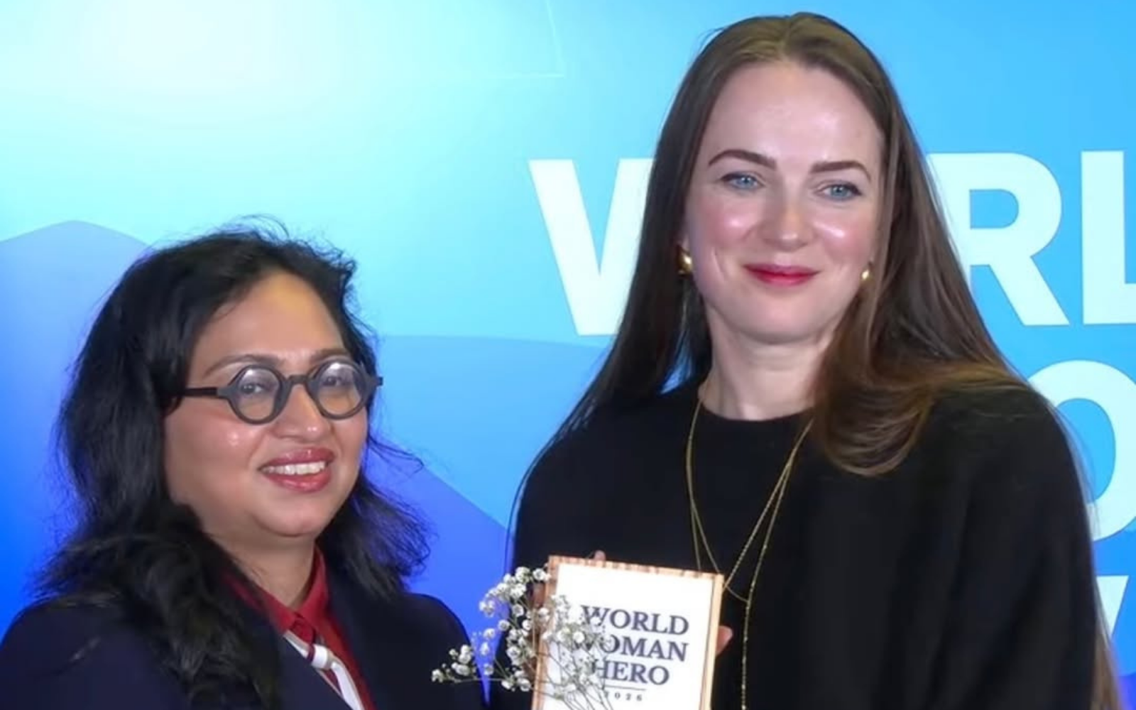 Олександра Матвійчук отримала міжнародну премію World Woman Hero в Давосі