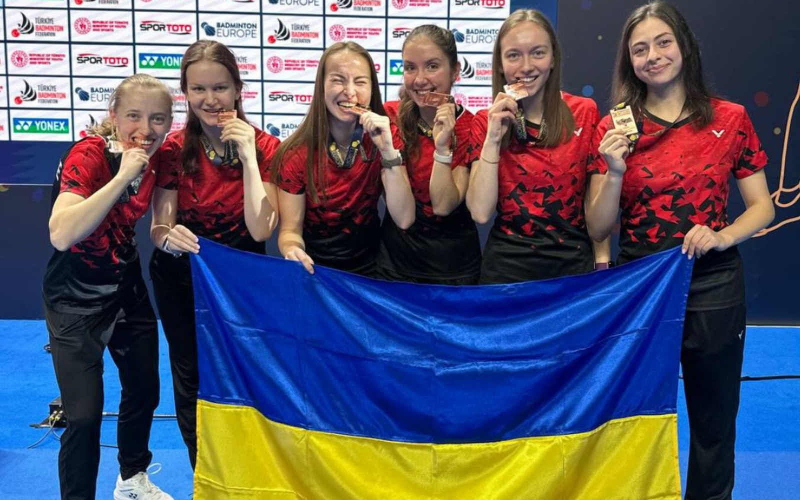 Українки вибороли першу бронзу на чемпіонаті Європи з бадмінтону