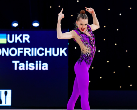 Таїсія Онофрійчук здобула золото у багатоборстві на Кубку світу з художньої гімнастики