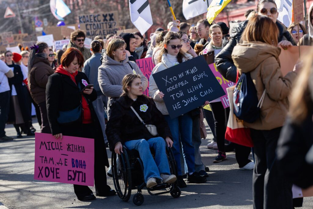 Перша хода за чотири роки. Як пройшов Марш жінок у Міжнародний день боротьби за права жінок