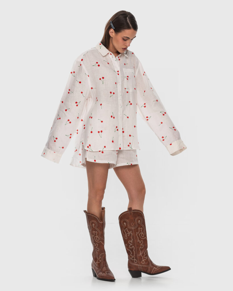 Вишні та денім: бренд KSENIASCHNAIDER випустив колекцію Cherry