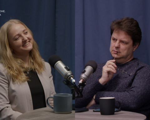 Юлія Соболь та Михайло Винницький у подкасті На її плечах про бар’єри перед жінками-лідерками