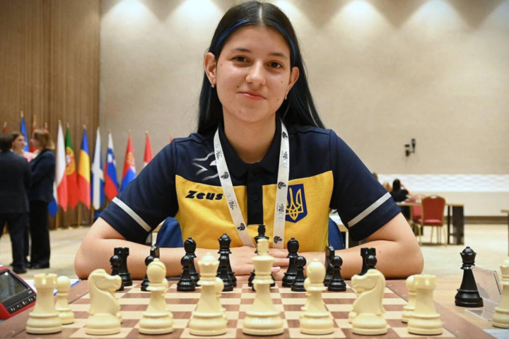 15-річна Анастасія Гнатишин стала чемпіонкою Європи з шахів 2026 року