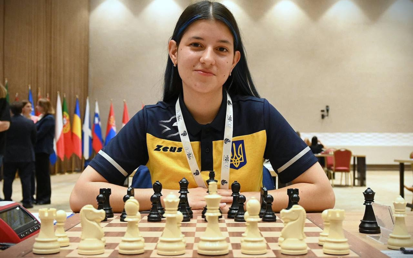 15-річна Анастасія Гнатишин стала чемпіонкою Європи з шахів 2026 року